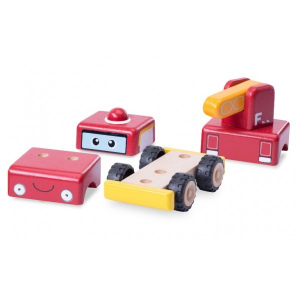 WONDERWORLD Autko Straż pożarna - Zbuduj sam