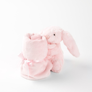 JELLYCAT Różowy kocyk z przytulanką "Bashful Bunny"