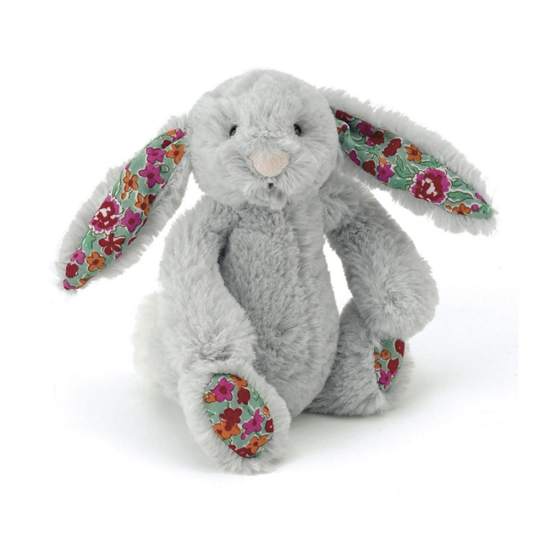 JELLYCAT Szary króliczek Blossom Bunny (mały - 18 cm)