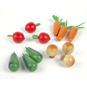 TIDLO Drewniany zestaw - Warzywa
