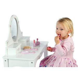 TIDLO Duża drewniana toaletka