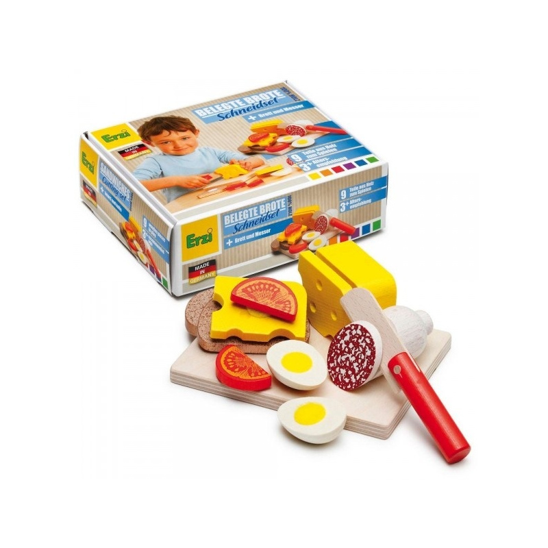 ERZI Kanapki - drewniany zestaw