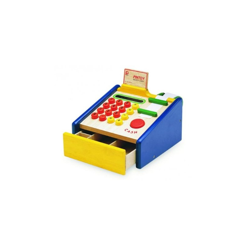 PINTOY Drewniana kasa sklepowa