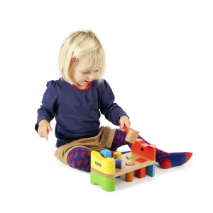 TIDLO Drewniana przebijanka "Kształty"