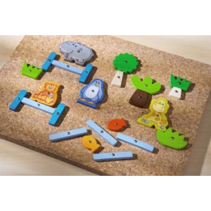 HABA Przybijanka "W zoo" - uzupełnienie  