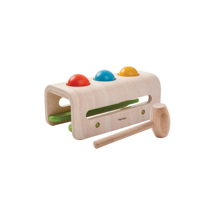 PLAN TOYS Warsztat z młotkiem i kulkami