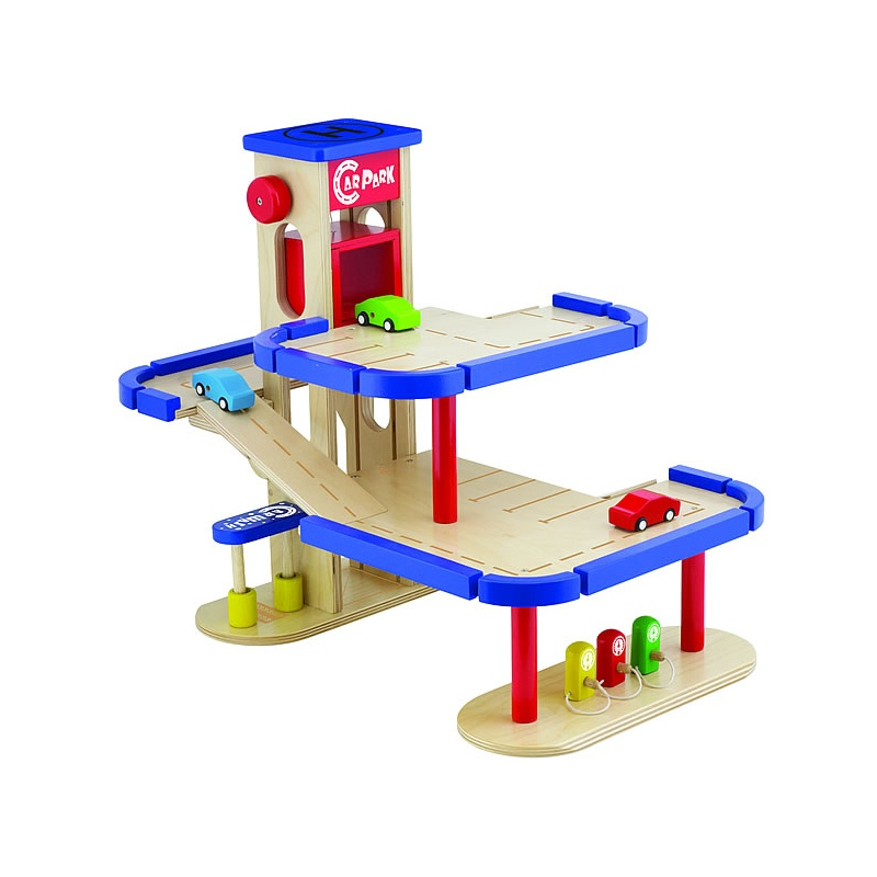 PINTOY Drewniany parking wielopoziomowy