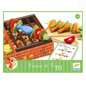 DJECO Drewniany grill z szaszłykami