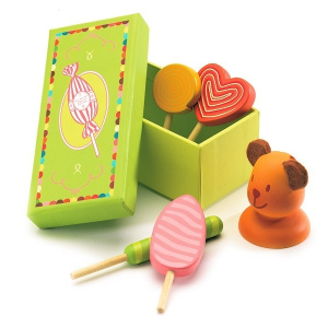 DJECO Drewniane lizaki