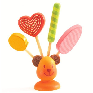 DJECO Drewniane lizaki