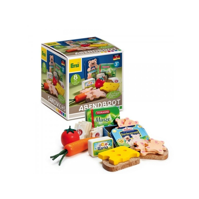 ERZI Kolacja - drewniany zestaw