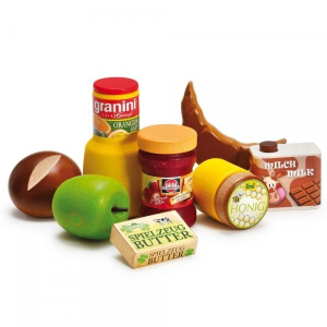 ERZI Śniadanie - drewniany zestaw