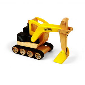 PINTOY Koparka - drewniany pojazd budowlany