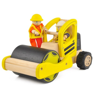PINTOY Walec - drewniany pojazd budowlany