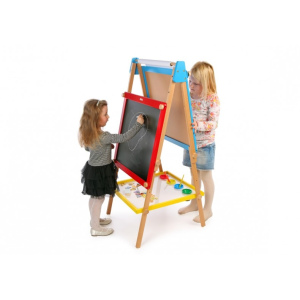 TIDLO Tablica kredowo-magnetyczna z regulacją wysokości