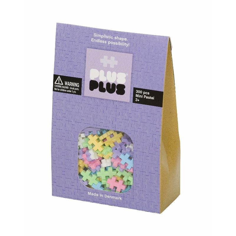 PLUS-PLUS Klocki mini pastel - zestaw 300 szt.