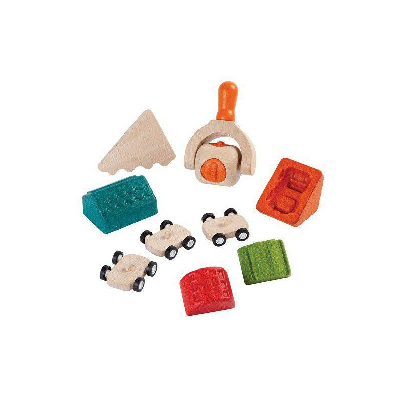 PLAN TOYS Akcesoria do ciastoliny - miasto