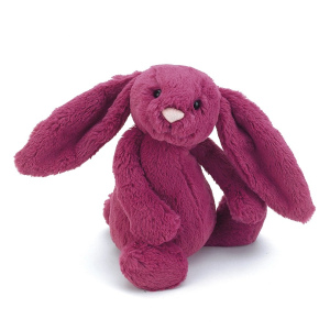 JELLYCAT Malinowy króliczek Bashful Rose Bunny (duży 36 cm)