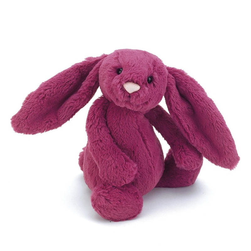 JELLYCAT Malinowy króliczek Bashful Rose Bunny (duży 36 cm)
