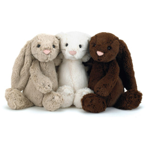 JELLYCAT Kremowy króliczek Bashful Cream Bunny (duży - 36 cm)
