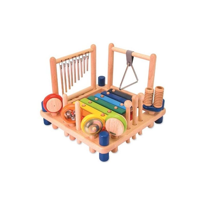 I'M TOY Drewniane centrum aktywności - instrumenty muzyczne 