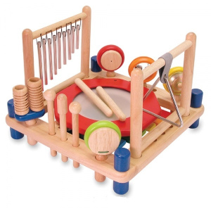I'M TOY Drewniane centrum aktywności - instrumenty muzyczne 