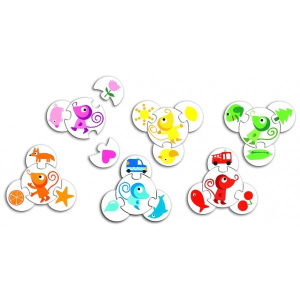 DJECO Puzzle Trio dla najmłodszych - Kolory