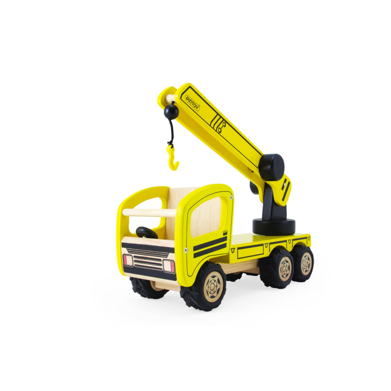 PINTOY Dźwig - drewniany pojazd 