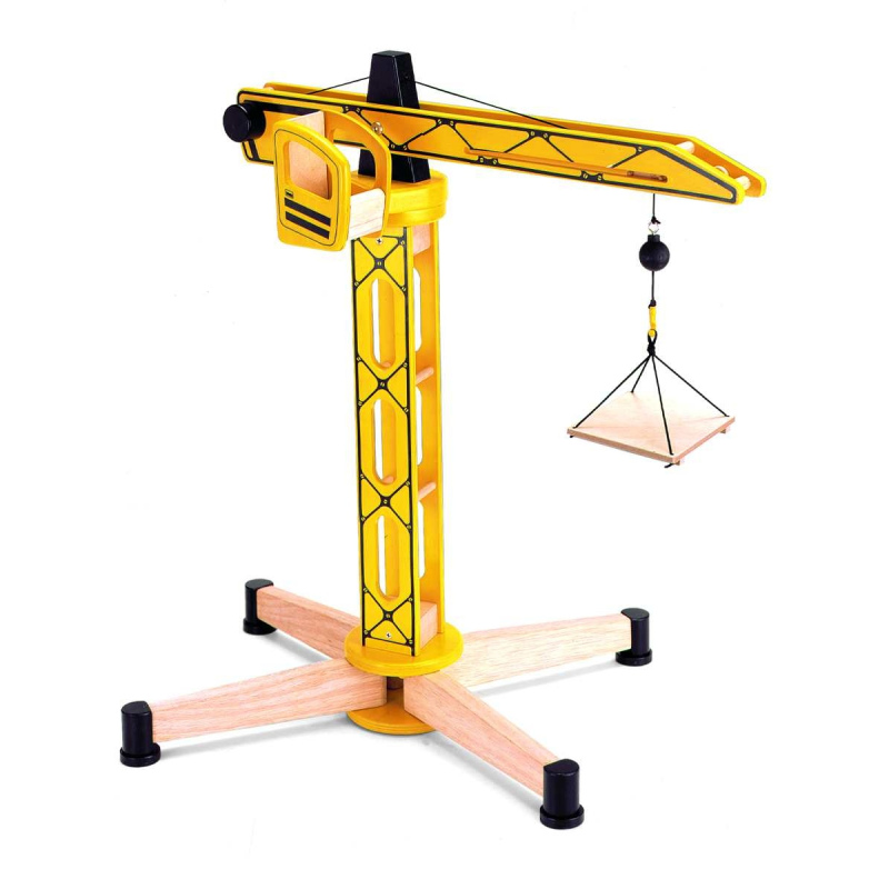 PINTOY Drewniany dźwig 