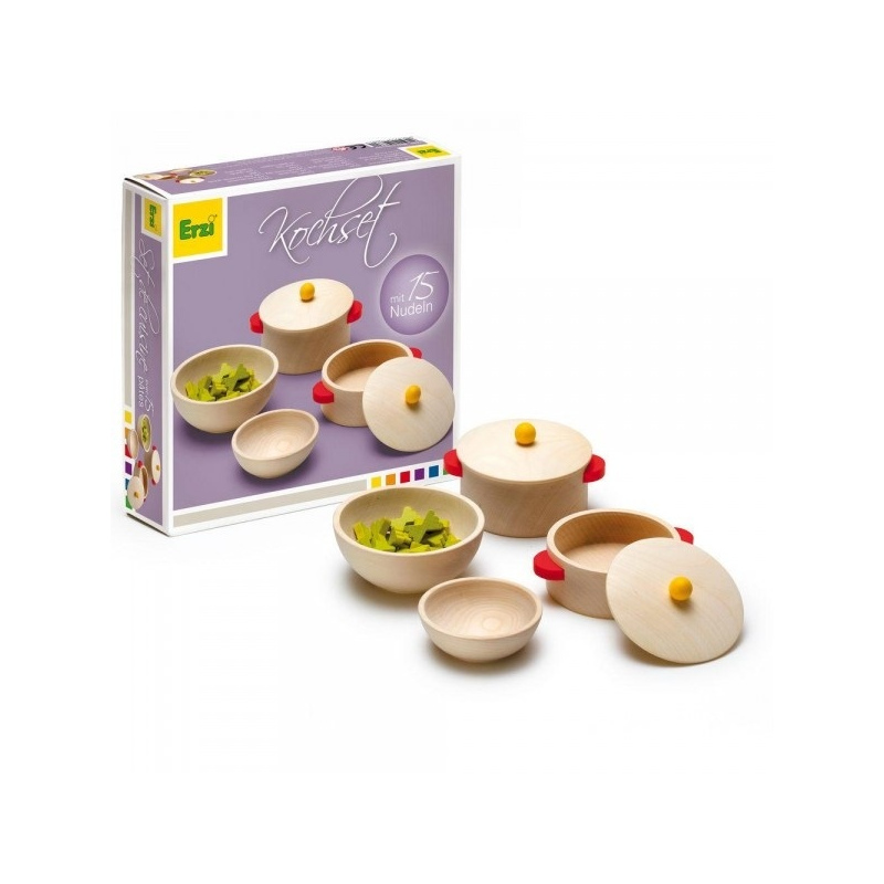 ERZI Akcesoria kuchenne - drewniany zestaw