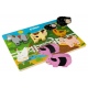 TIDLO Drewniane grube puzzle - Farma