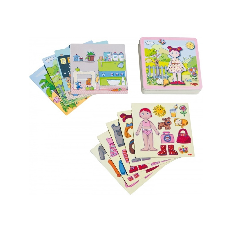 HABA Układanka magnetyczna Ubierz Lilli 