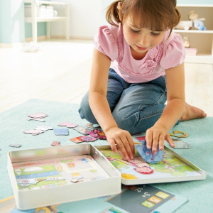 HABA Układanka magnetyczna Ubierz Lilli 