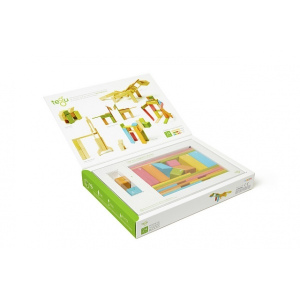 TEGU Drewniane klocki magnetyczne zestaw 24 elementy TINTS