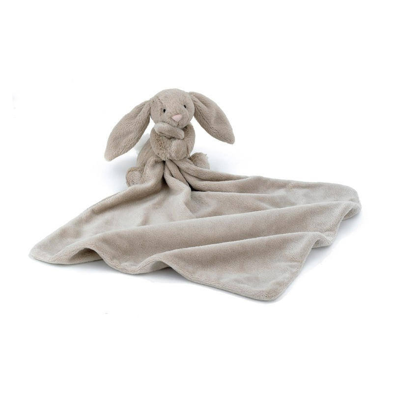 JELLYCAT Beżowy kocyk z przytulanką "Bashful Bunny"