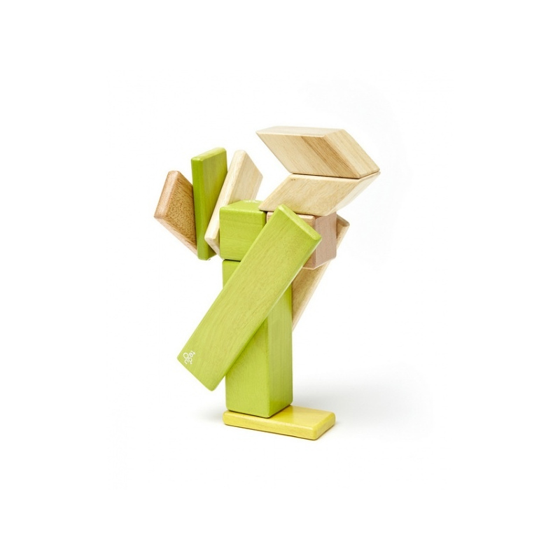 TEGU Drewniane klocki magnetyczne zestaw 14 elementów JUNGLE