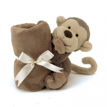 JELLYCAT Kocyk z przytulanką "Bashful Monkey"