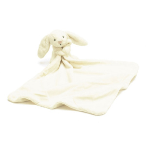 JELLYCAT Kremowy kocyk z przytulanką "Bashful Bunny"