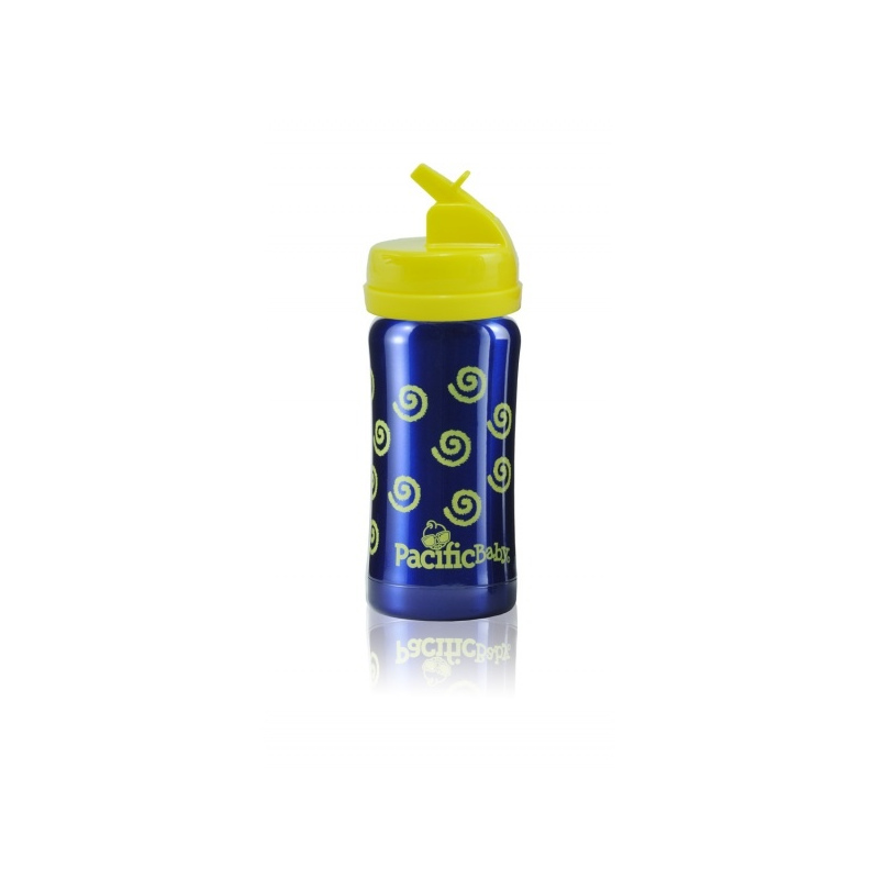 PACIFICBABY Bidon termiczny granatowy 200ml z ustnikiem składanym 