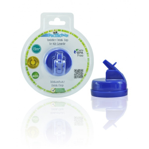 PACIFICBABY Bidon termiczny zielony 200ml z niebieskim ustnikiem składanym 