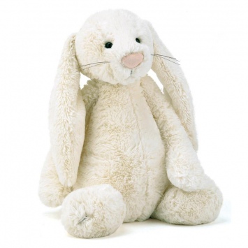 JELLYCAT Kremowy króliczek Bashful Bunny (ogromny 51 cm)