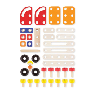 PINTOY Zestaw konstrukcyjny Straż Pożarna - 37 elementów 