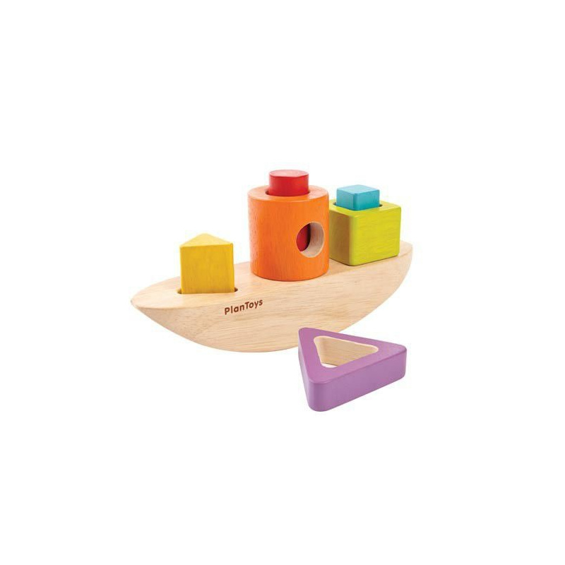 PLAN TOYS Sorter w kształcie łódki