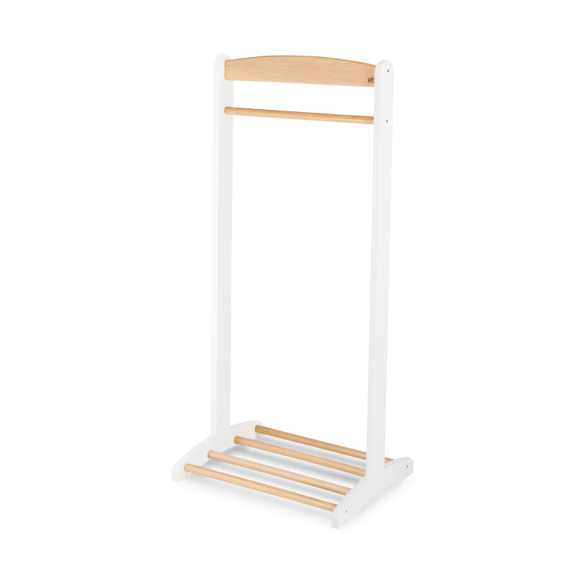 PINTOY Drewniany wieszak na ubrania 