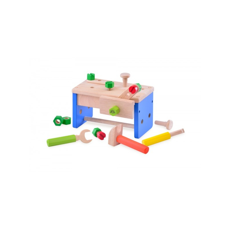 WONDERWORLD Drewniana skrzynka narzędziowa - mini warsztat