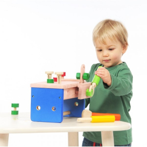 WONDERWORLD Drewniana skrzynka narzędziowa - mini warsztat