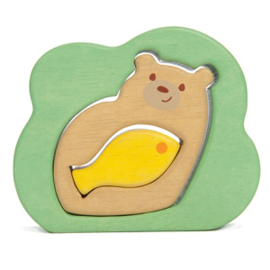 LE TOY VAN Przestrzenne puzzle  - Mały Miś Petilou