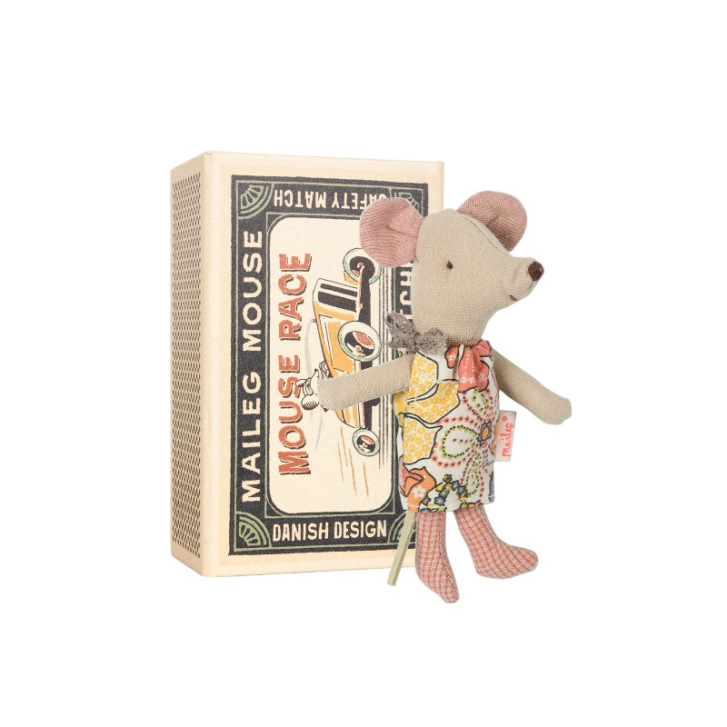 MAILEG Przytulanka Myszka - Mouse, Littlesister in box