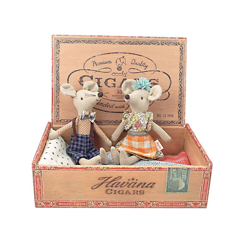 MAILEG Przytulanki Rodzina Myszek - mama i tata