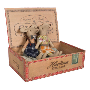 MAILEG Przytulanki Rodzina Myszek - mama i tata